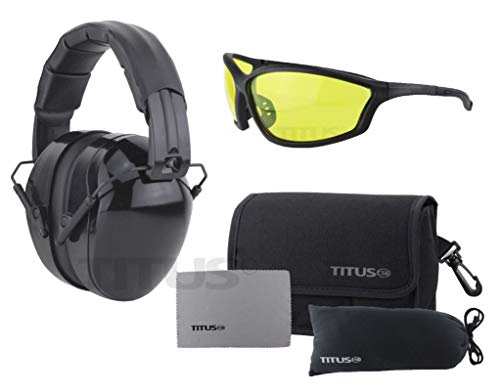 G26 - Black Frame, Yellow Lens, No Logo, Leatherette With Pouch