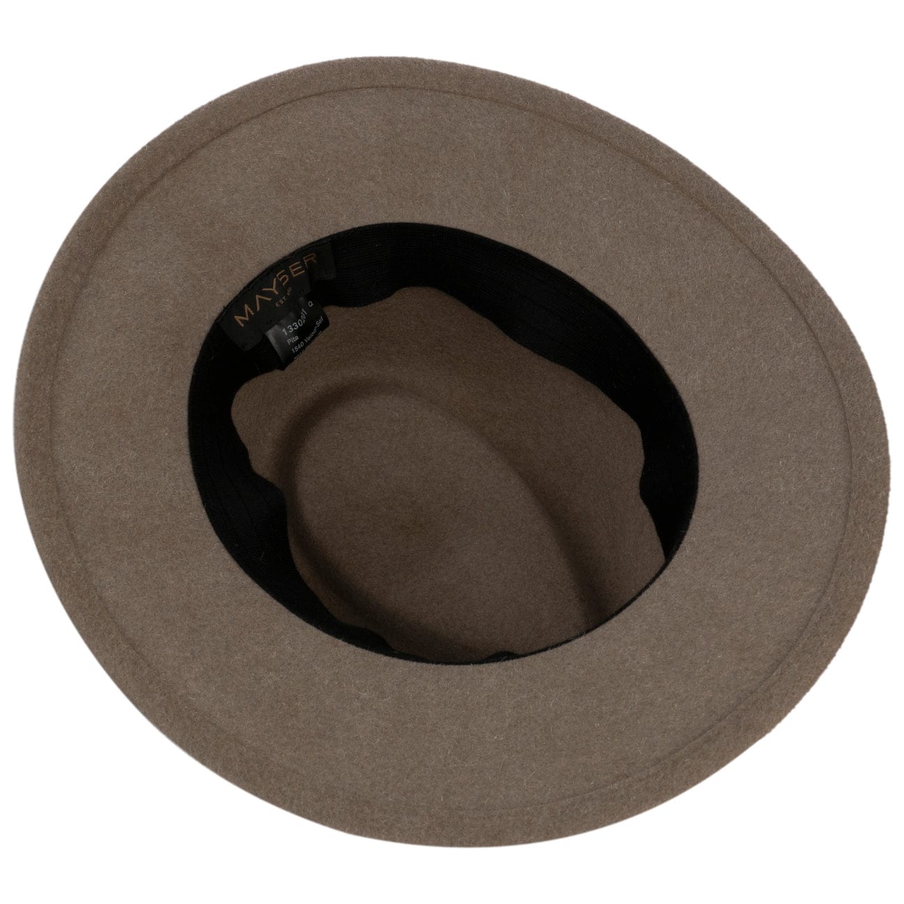 Mayser Pita Fur Felt Hat for Women & Men - Classic Fedora Style Winter Hat for Outdoor Activities, Travel & Fashion