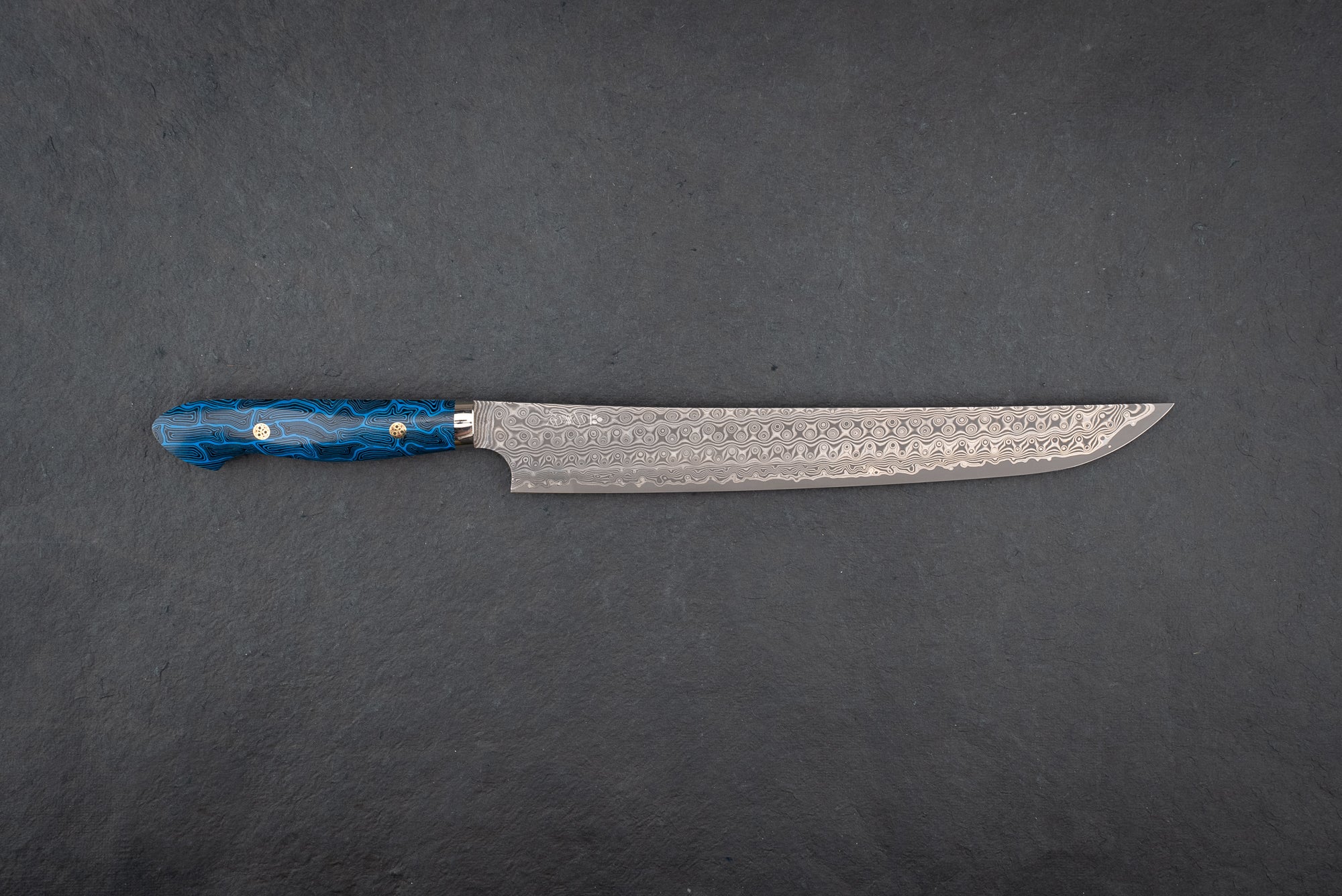 Premium Nigara SG2 Damascus Western Sakimaru Sujihiki Knife 300mm - High-Performance Japanese Chef Knife for Slicing, Sashimi & Meat Cutting - Perfect for Professional Chefs & Home Cooking Enthusiasts