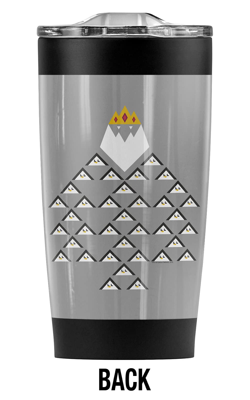 Adventure Time Ice King Stainless Steel Tumbler 20oz - Vacuum Insulated Travel Mug with Leakproof Lid - Keeps Hot & Cold for Hours - Perfect for Coffee, Tea, Iced Drinks - Great for Commuting, Camping, Office & Outdoor Activities