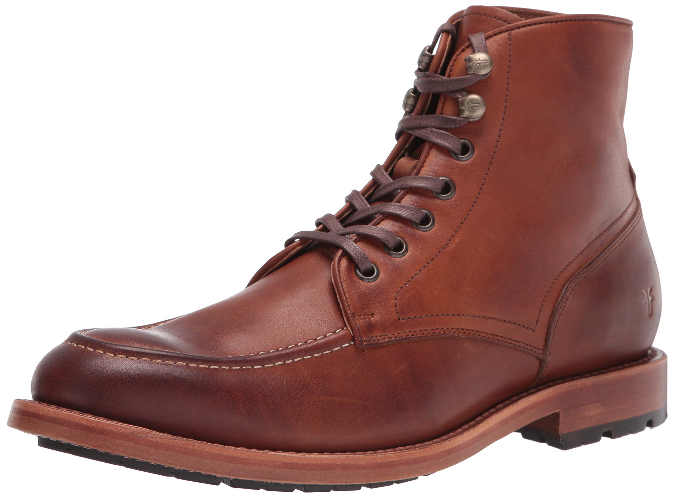 Frye Men's Bowery Moc Lace-Up Combat Boots - Rugged Leather Work Boots for Men | Perfect for Outdoor Hiking, Work & Casual Wear