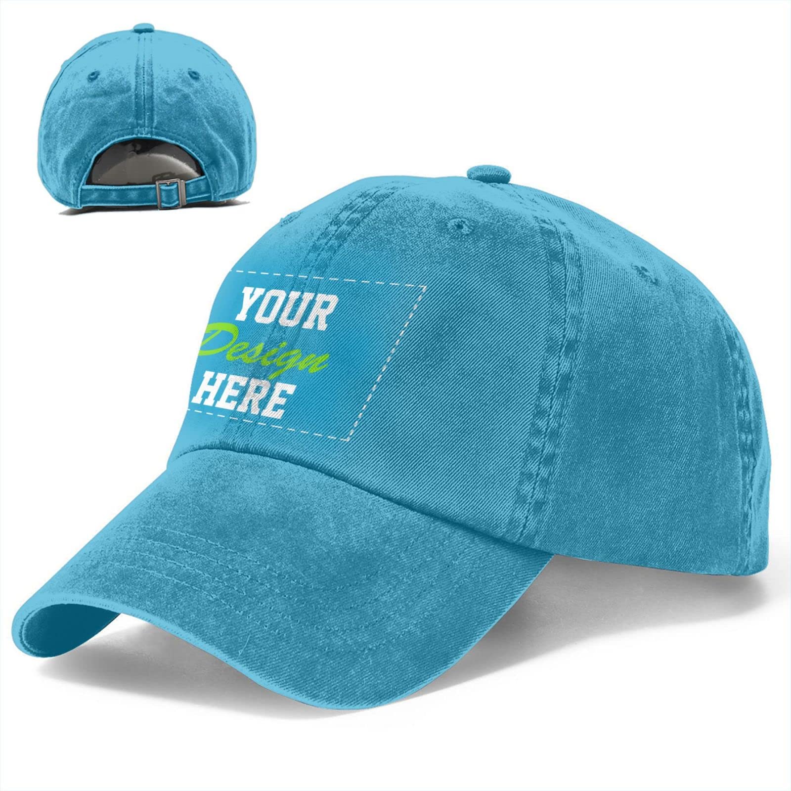 Custom Hats with Team Name & Logo - Personalized Cowboy Hats for Men & Women - Design Your Own Customizable Hat for Sports, Events & Brand Promotion