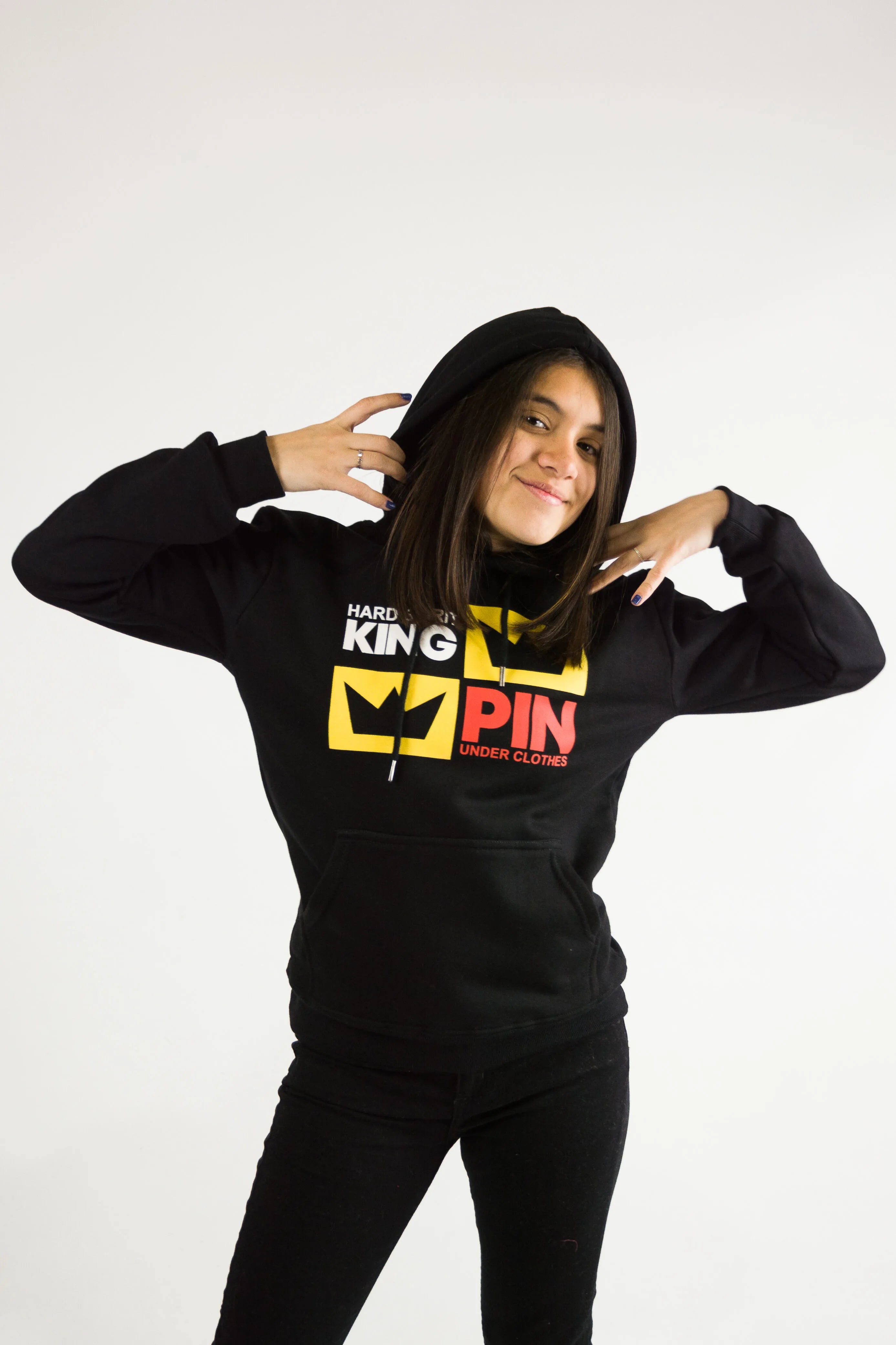 Buzo Kingpin Kangaroo Hoodie - Men's Fleece-Lined Sweatshirt for Winter Warmth & Streetwear Style | Perfect for Casual Outfits, Gym, and Outdoor Activities