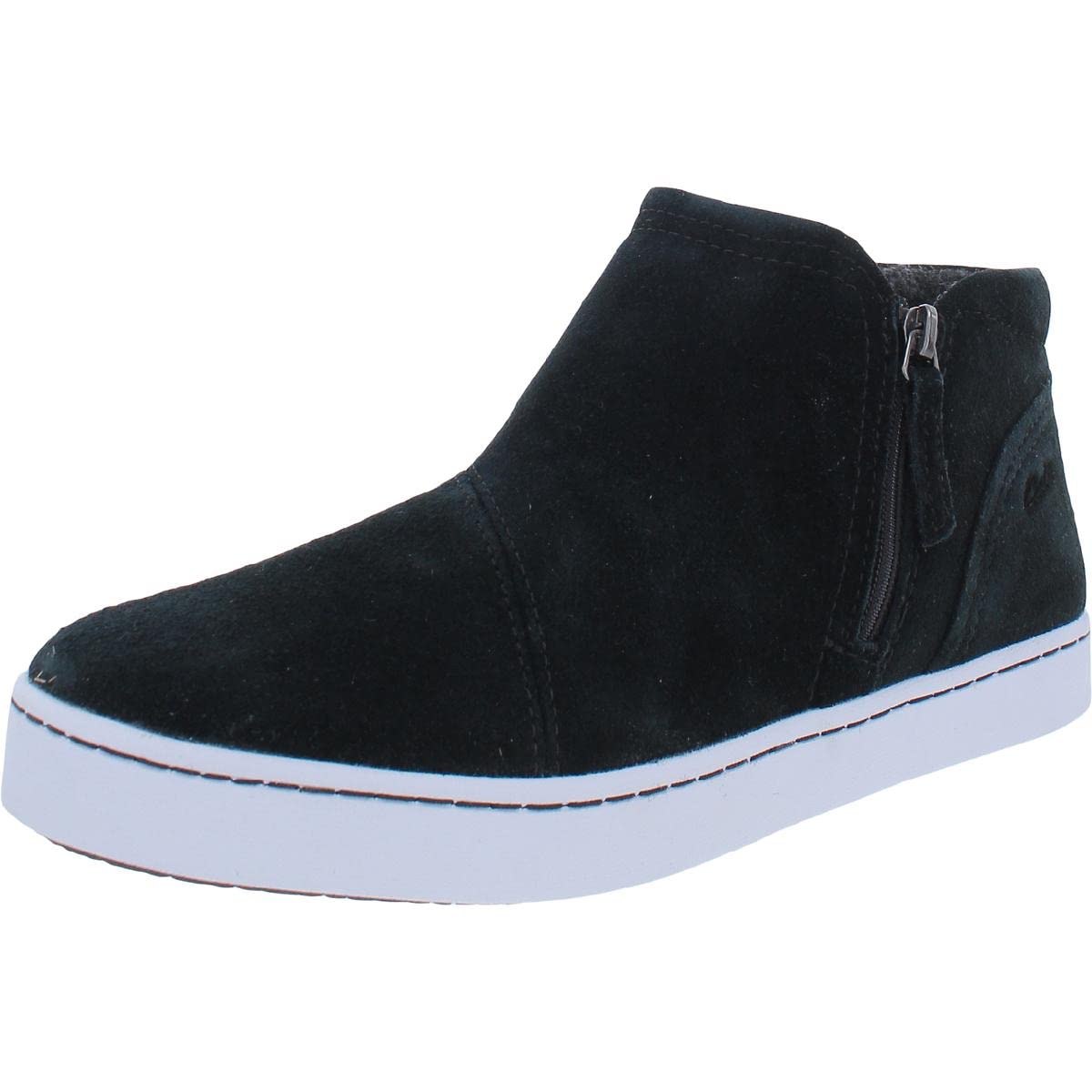 Clarks Women's Suede Slip-On Casual Fashion Sneakers - Comfortable Loafers for Walking, Work & Everyday Wear