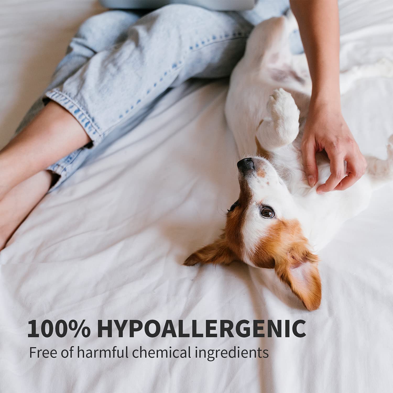 Hypoallergenic Dog Shampoo for All Breeds - Unscented, Fragrance Free, 50.7 oz Large Size (Save 25%) - Gentle Pet Wash for Sensitive Skin & Allergy Relief - Perfect for Bathing, Grooming, and Soothing Itchy Dogs
