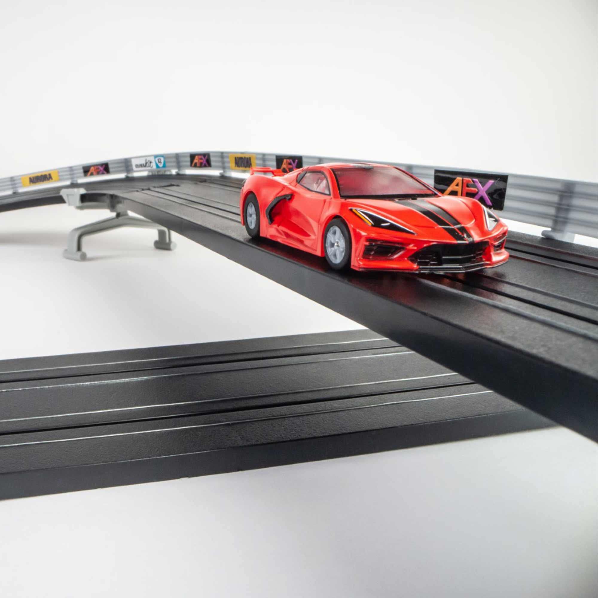 AFX/Racemasters Super Cars 15ft Track Mega G+ Chassis HO Slot Racing Set - Tri-Pack AFX22032 for Kids & Adults | Perfect for Home Racing, Birthday Gifts & Family Game Nights
