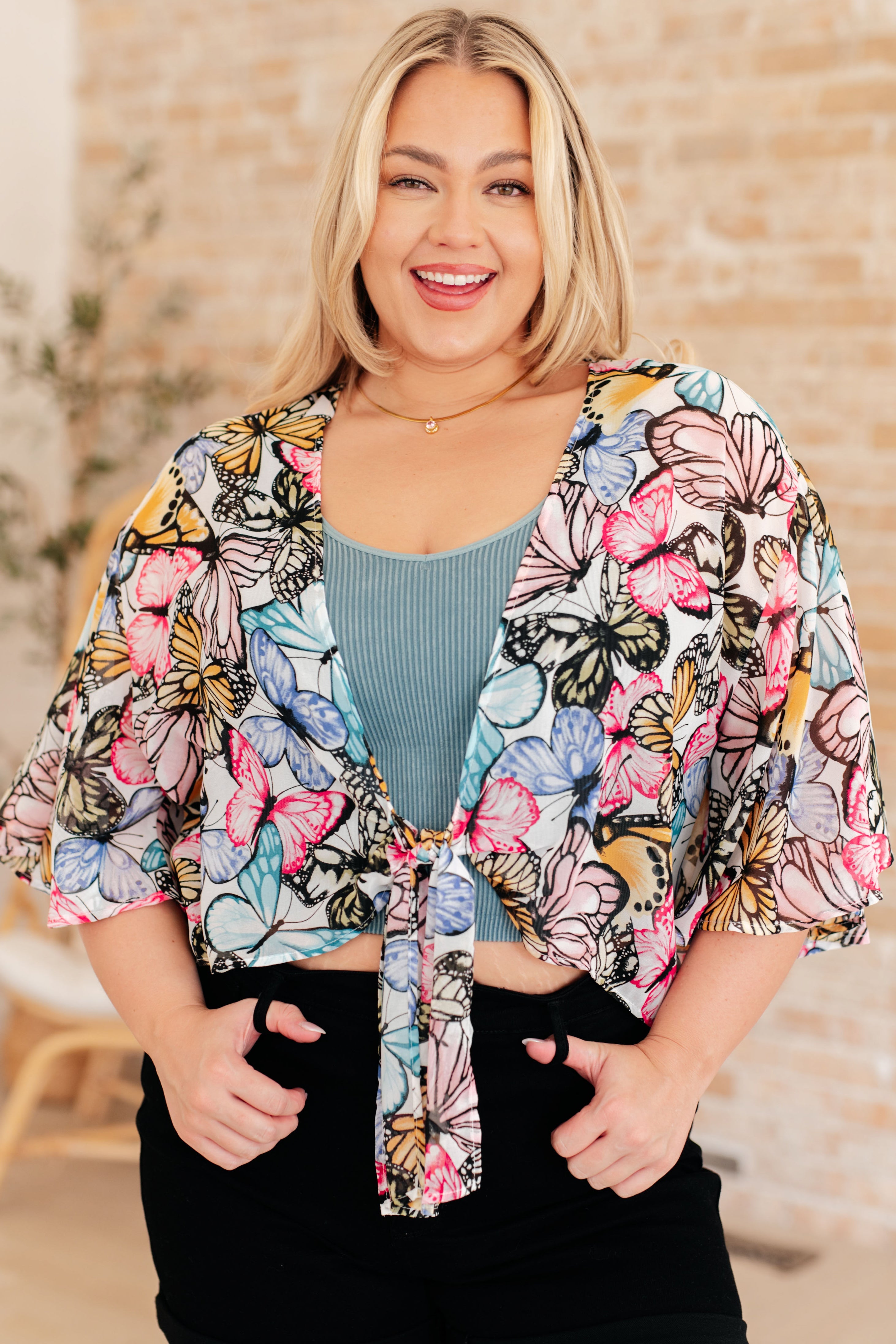 My Darling Valentina Front Tie Blouse - Women's Elegant Wrap Top for Work & Date Night | Perfect for Office, Cocktail Parties & Romantic Outings