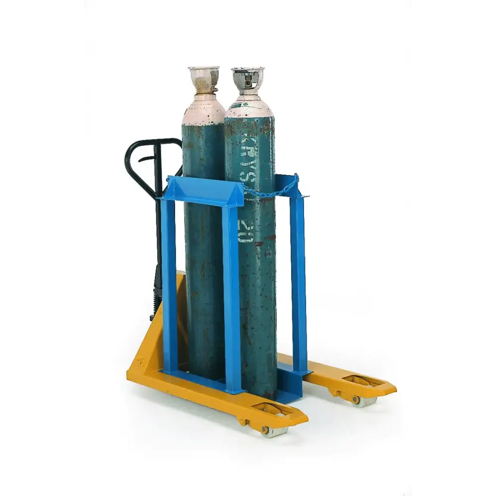 Heavy Duty Cylinder Pallet Cage - Industrial Storage Solution for Gas Cylinders & Drums - Perfect for Warehouse, Workshop & Construction Site Organization