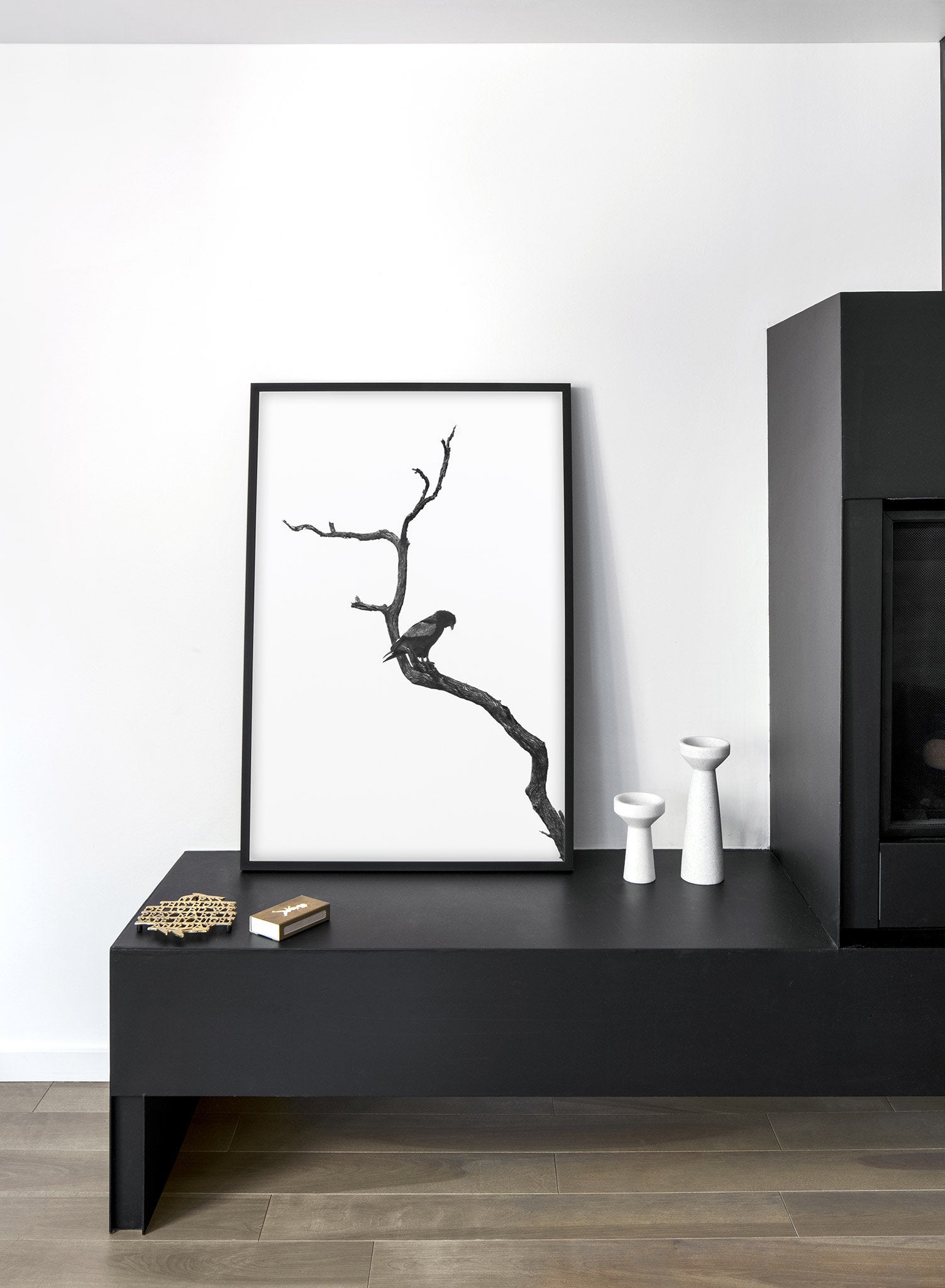 Perched Poster - Premium Quality Wall Art Decor for Home & Office - Perfect for Living Room, Bedroom, and Workspace