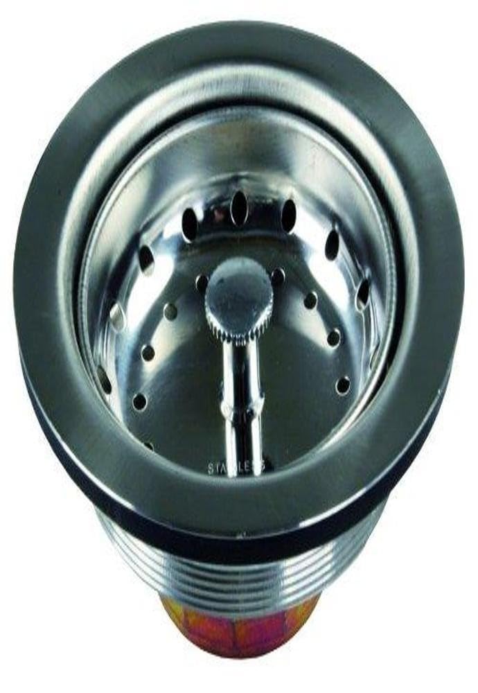 JR Products 95295 Large Stainless Steel Kitchen Strainer - Heavy Duty Colander for Pasta, Vegetables & Fruits - Perfect for Cooking, Baking & Food Prep