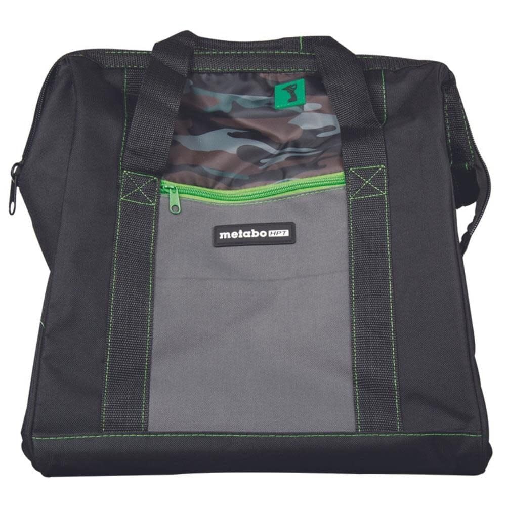 Metabo HPT Medium Camo Tool Bag - Durable & Spacious for Construction, DIY & Home Repairs | Perfect for Electricians, Carpenters & Handymen