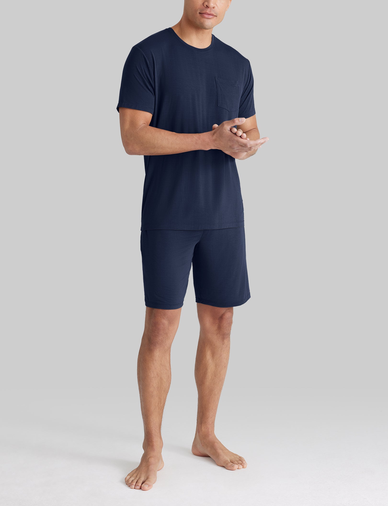 Second Skin Luxe Rib Sleep Tee - Ultra Soft Women's Sleepwear for Comfortable Nights & Lounge Wear - Perfect for Relaxing at Home or Bedtime