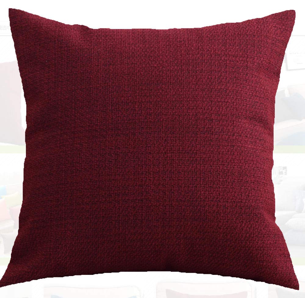 QWE Sofa Pillow - 45x45cm Soft Cushion for Living Room, Bed, Chair Backrest & Car Seat - Comfortable Lumbar Support Pillow with Removable Cover - Perfect for Home, Office & Travel Use