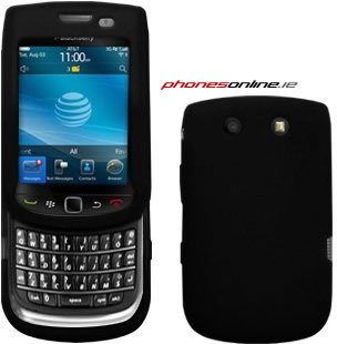 Blackberry Torch 9800 Black Silicone Case - Slim Protective Cover for Business & Travel - Shockproof & Anti-Slip Phone Skin for Daily Use