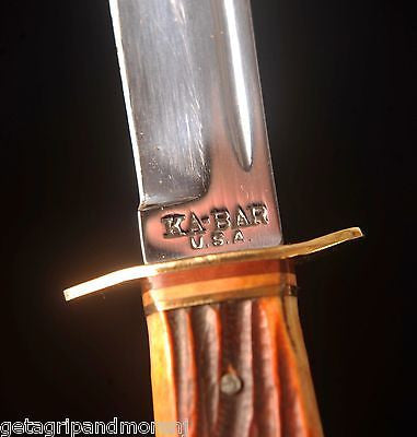KA BAR Fixed Blade Knife 4 Inch with Brown Leather Sheath - Hunting, Camping & Outdoor Survival Tool | Durable Tactical Knife for Bushcraft, Fishing & Hiking