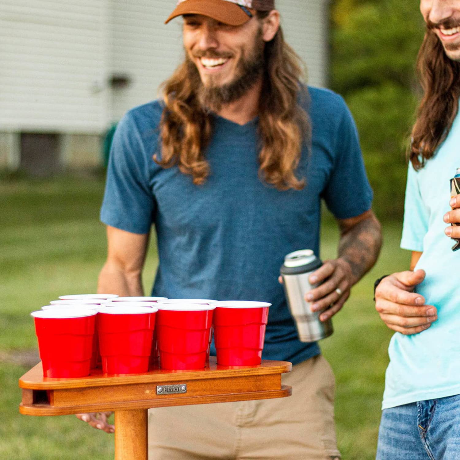 Elakai Outdoor Games Set for Adults & Family - Fun Beach, Backyard, Camping & Yard Pong Game - Perfect for Parties, Picnics & Summer Gatherings