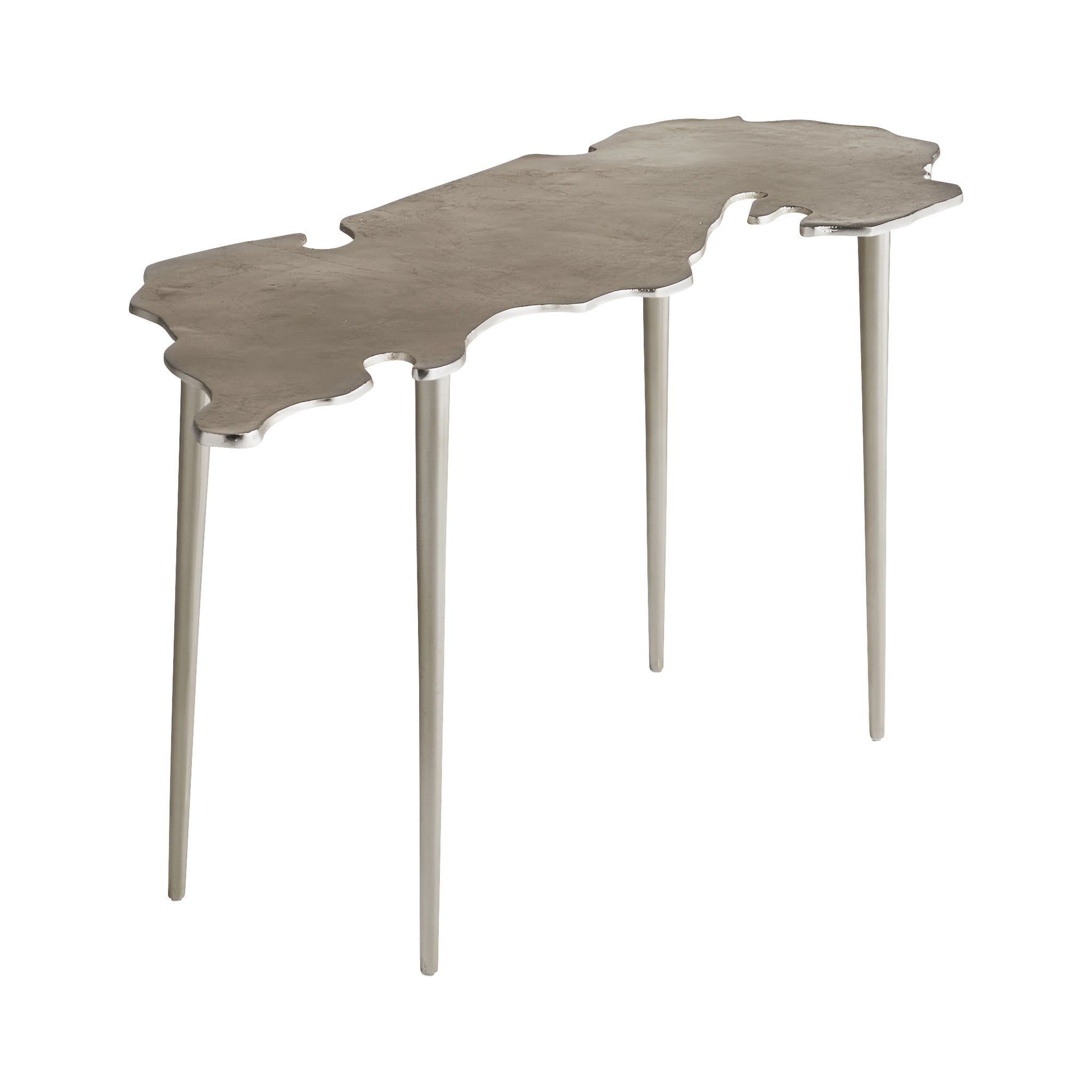 Cyan Design 11330 Atlas Coffee Table - Antique Nickel Finish, Modern Industrial Living Room Furniture for Home Decor & Coffee Table Styling