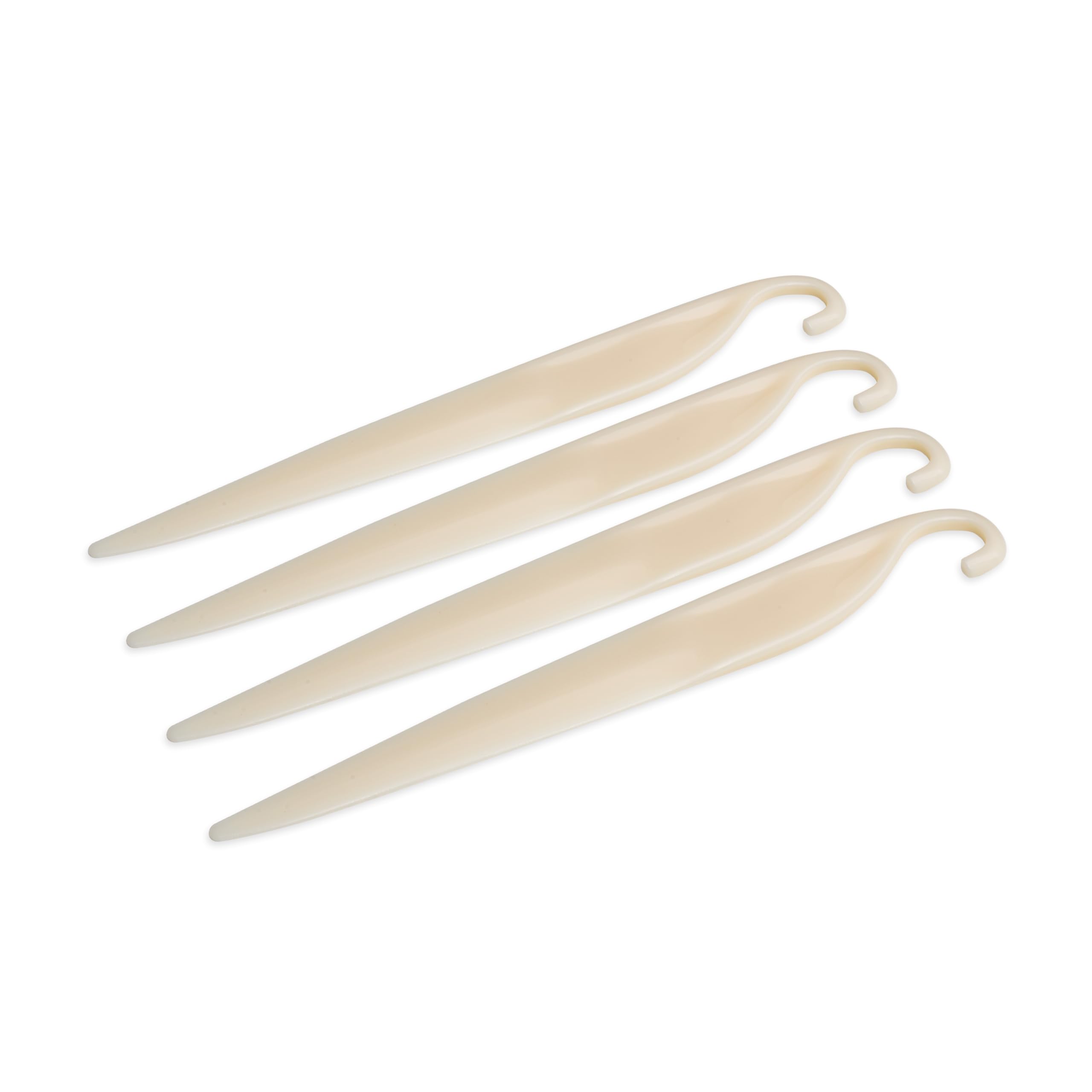 4-Piece Cake Release Tool Set - Plastic Cake Stripping Knife & Cookie Pastry Demoulding Knife - Kitchen Scraper & Butter Cream Spreader for Baking, Cake Decorating & Pastry Making (Ideal for Home Bakers & Professional Chefs)