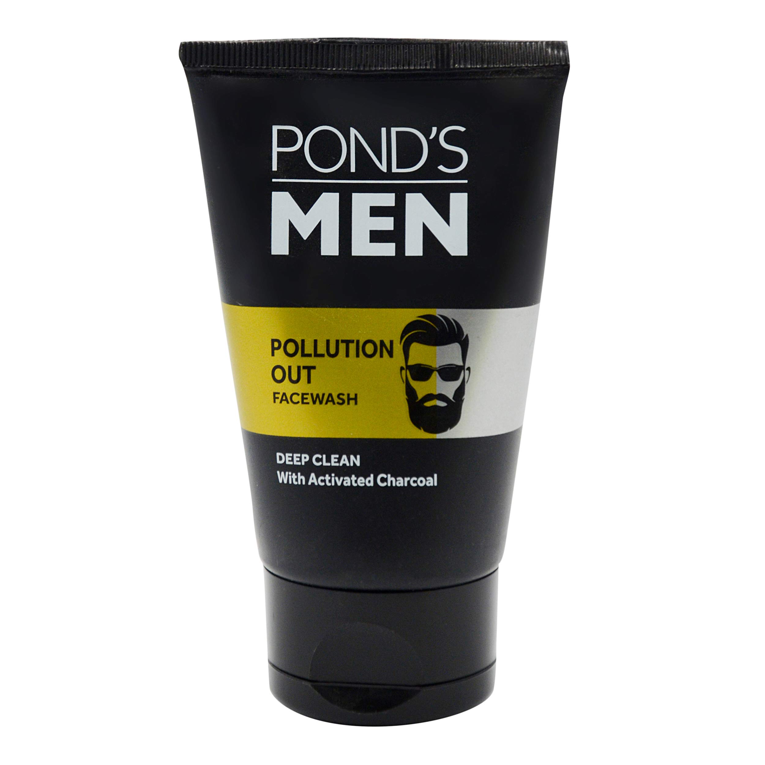 Pond's Men Pollution Out Facial Cleanser - 50g | Deep Cleansing & Detoxifying Face Wash for Men | Perfect for Daily Skincare & Removing Dirt, Oil & Pollution