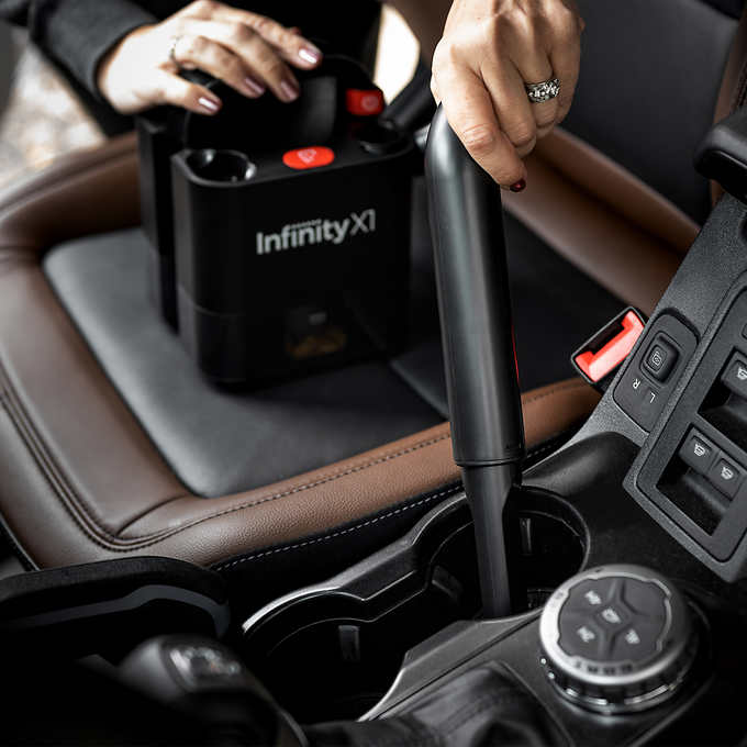 Infinity X1 20V Cordless Car Vacuum Cleaner - Powerful Handheld Auto Vacuum for Car Detailing, Home & Office Use - Quick Clean Pet Hair, Dust & Debris from Cars, Furniture & Tight Spaces