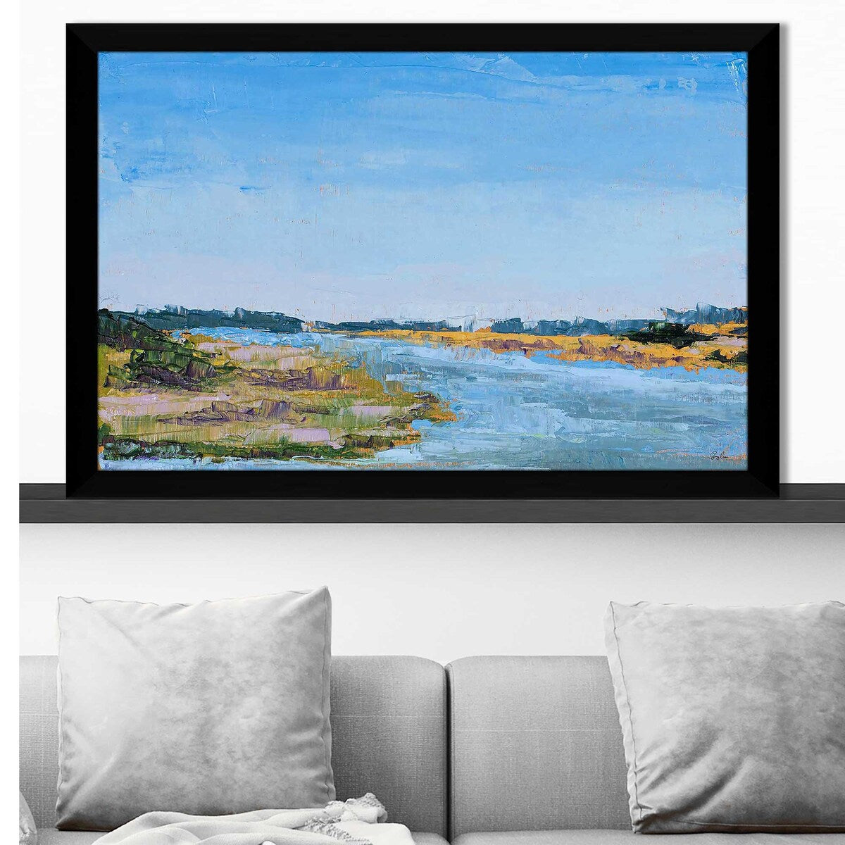 Horizontal Along the Water Acrylic Wall Art Print - Perfect for Living Room, Bedroom & Office Decor