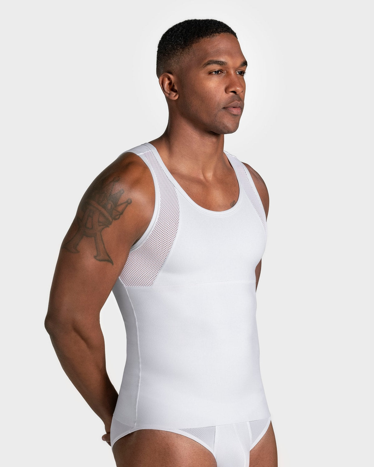 3 Pack Stretch Cotton Moderate Compression Shaper Tank with Mesh Cutouts - Slimming Shapewear for Women, Breathable Workout Tops for Yoga, Gym & Everyday Wear