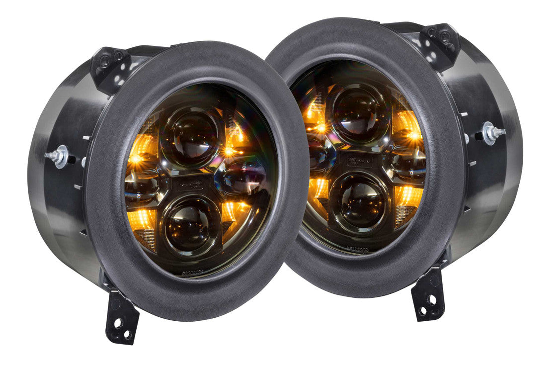 JEEP WRANGLER JL / GLADIATOR JT Waterproof LED Headlights - 7-Inch Sealed Beam Headlamp Conversion Kit for Off-Road, Night Driving & Adventure