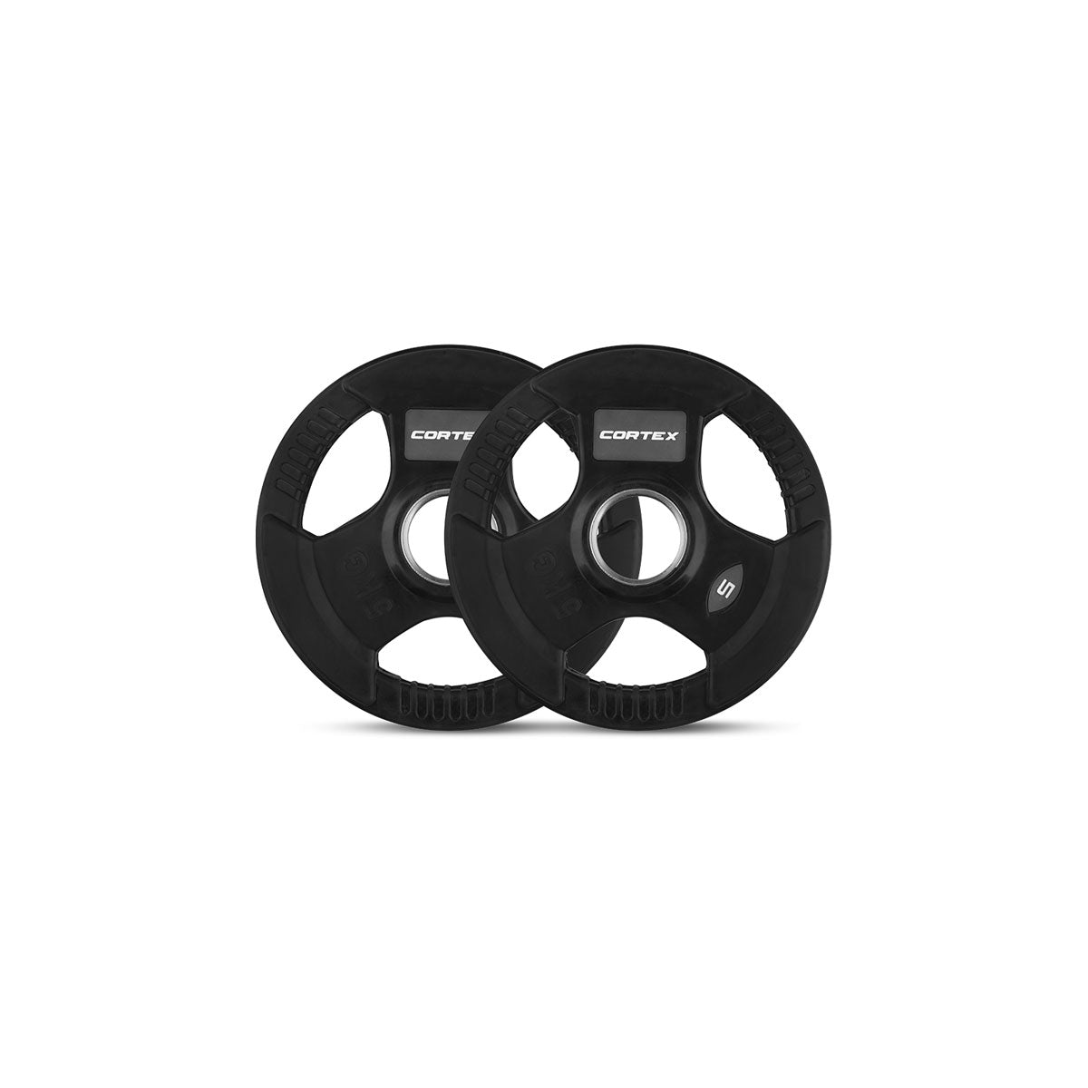 CORTEX 90kg Tri Grip V2 50mm Olympic Dumbbell Set - Professional Weight Lifting Equipment for Home Gym & CrossFit Training
