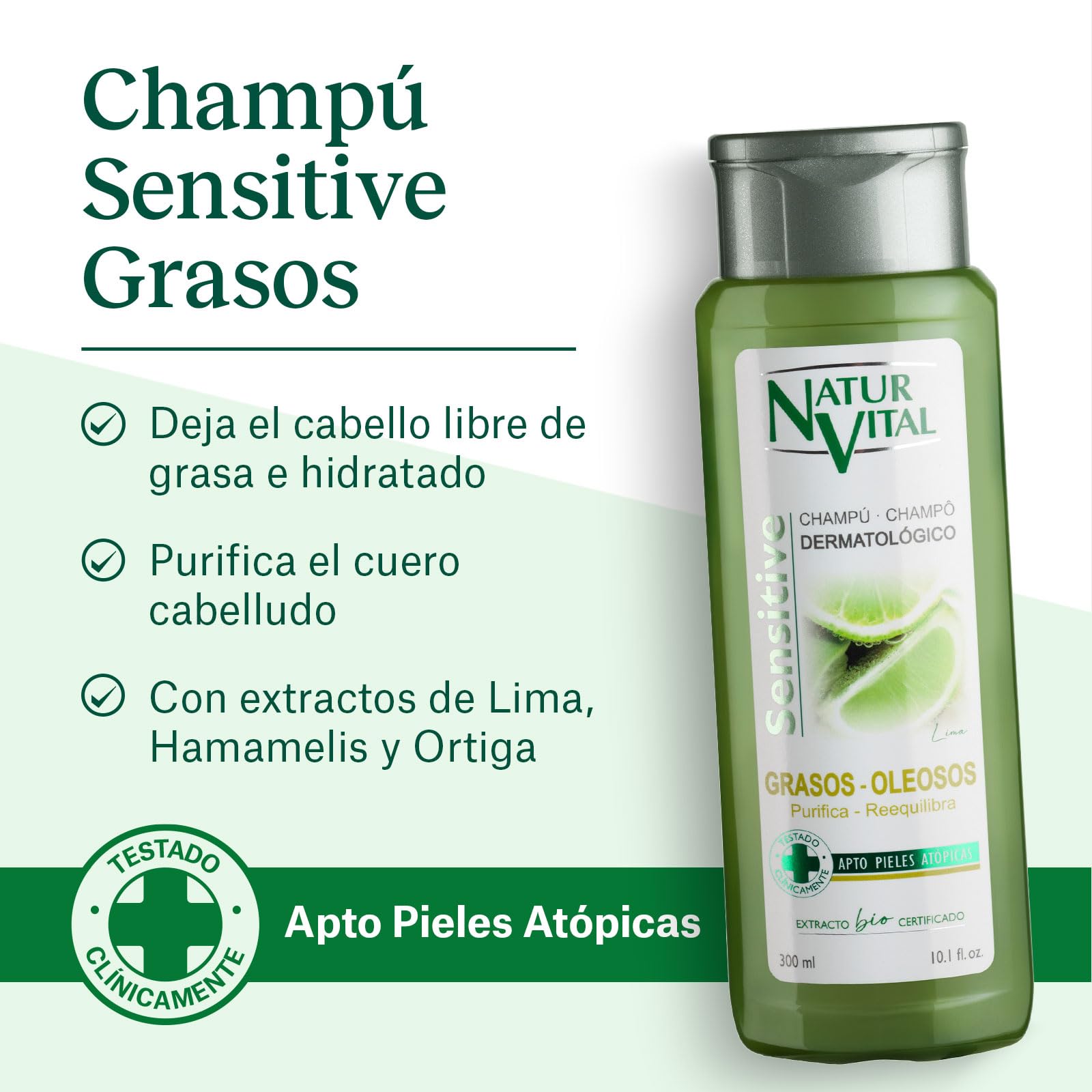 Natur Vital Moisturizing Shampoo for Dry & Damaged Hair - Hydrating & Repairing Formula for Soft, Healthy Hair | Daily Use & Salon-Quality Results