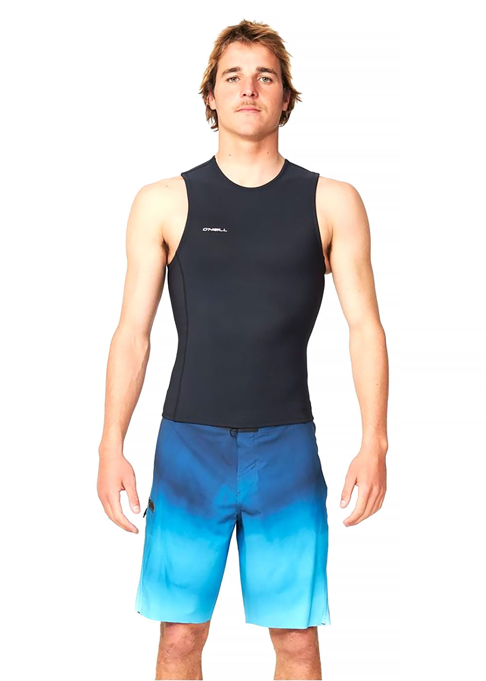 O'Neill Men's HyperFire 1mm ZF Neoprene Vest - Lightweight Scuba Diving & Surfing Wetsuit Top for Water Sports