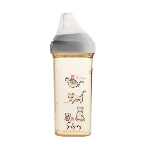Hegen Baby Bottle Set - Customizable & Leak-Proof for Newborns & Infants - Perfect for Breastfeeding, Travel, and Daycare Use