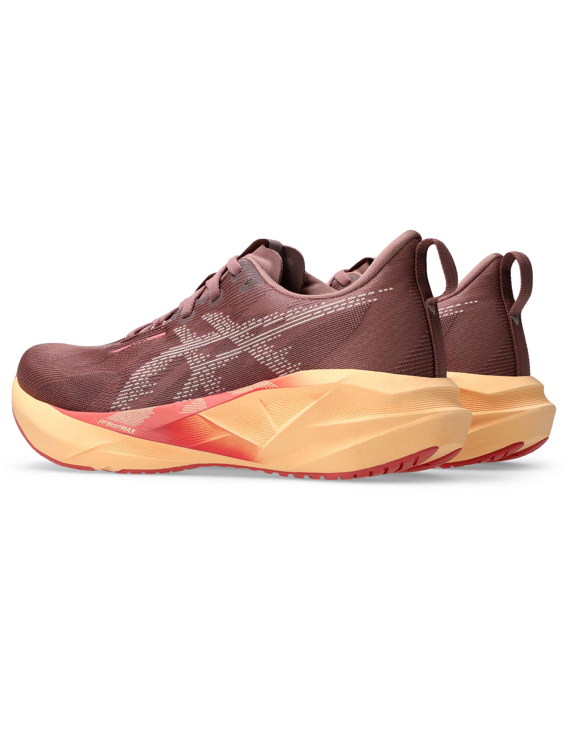 ASICS Novablast 5 Running Shoes - Rubble Red/Fawn - Lightweight Cushioned Sneakers for Men & Women | Perfect for Jogging, Gym Workouts & Everyday Comfort