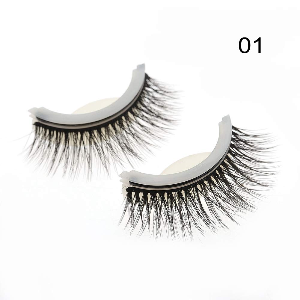 3D Reusable False Eyelashes - Handmade Fake Eyelash Extensions for Natural & Dramatic Look | Perfect for Party, Wedding, Date Night & Special Occasions