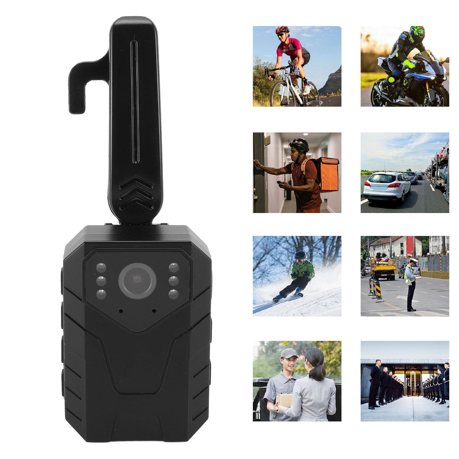 Diyeeni 4K WIFI Mini Action Camera - Waterproof IP68 Wearable Sports Camera with Infrared Night Vision, 48MP HD for Cycling, Outdoor Adventures & Night Recording