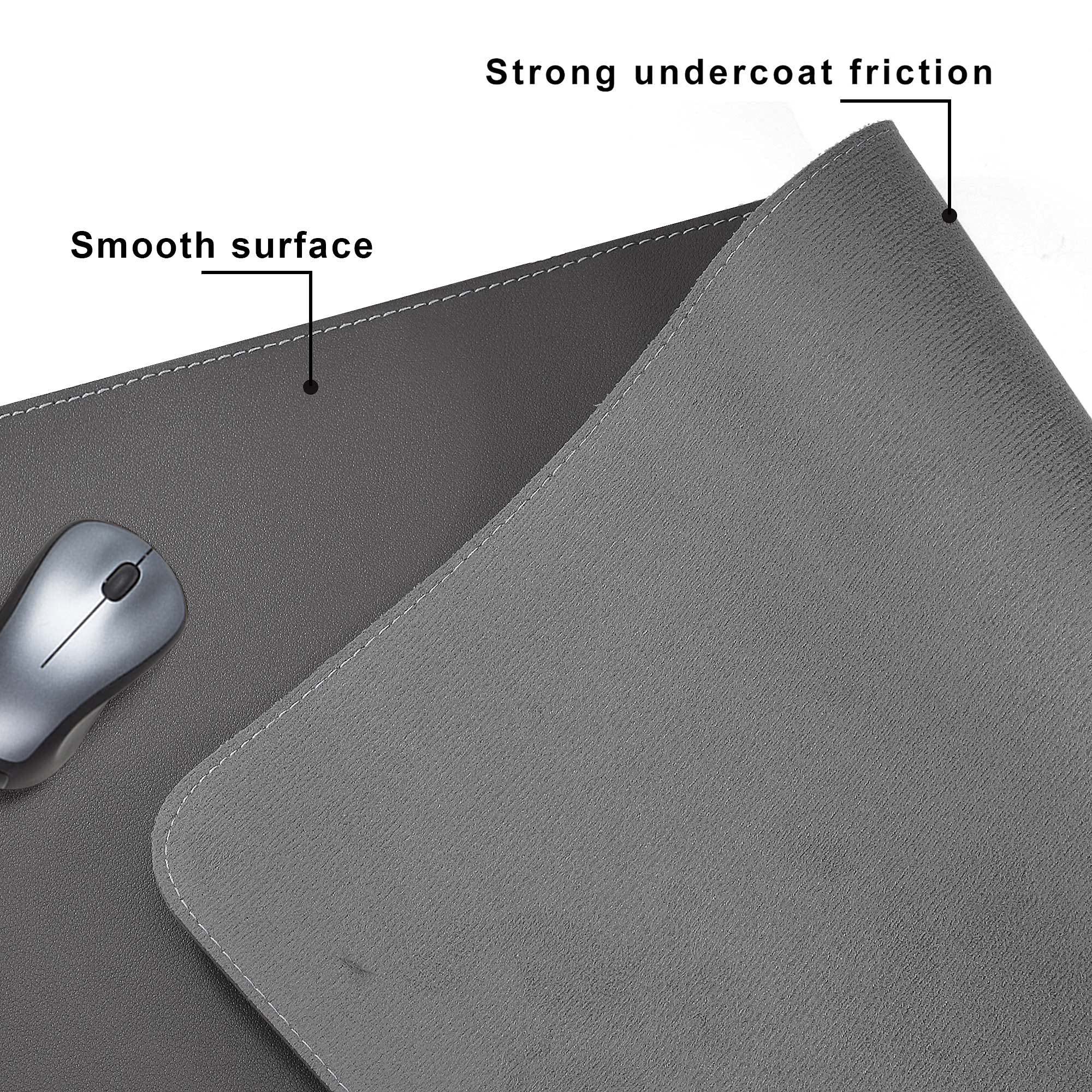 Premium PU Leather Desk Mat - 39.3