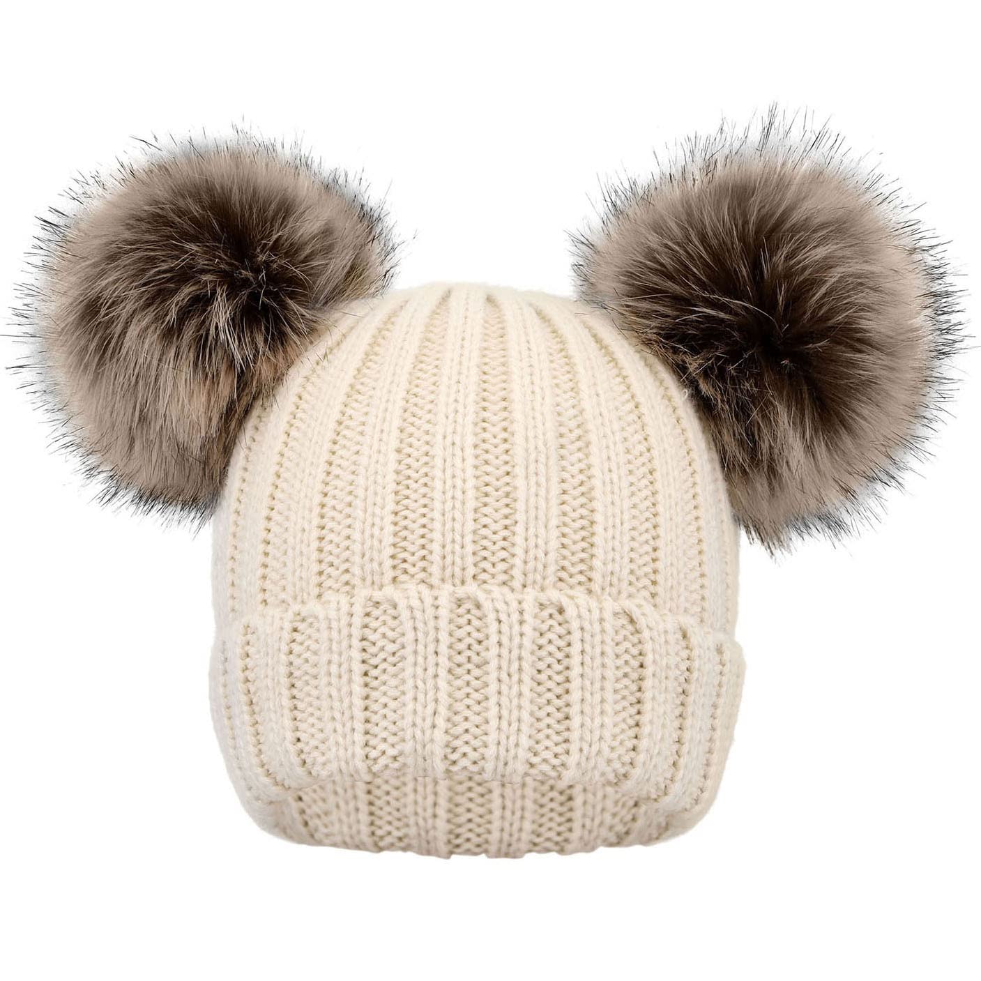 Eqoba Kids Winter Beanie Hat - Warm Skull Cap for Boys & Girls - Perfect for Snow Play, Outdoor Activities & Cold Weather Fashion