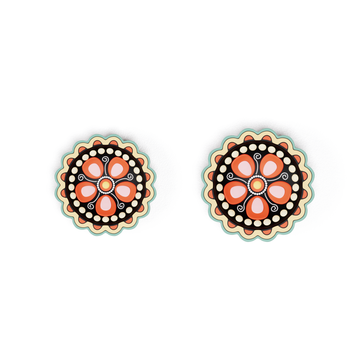Authentic Mexican Sugar Skull Accessories for Men - Day of the Dead Decor & Costume Jewelry (Halloween, Dia de los Muertos, Cosplay)