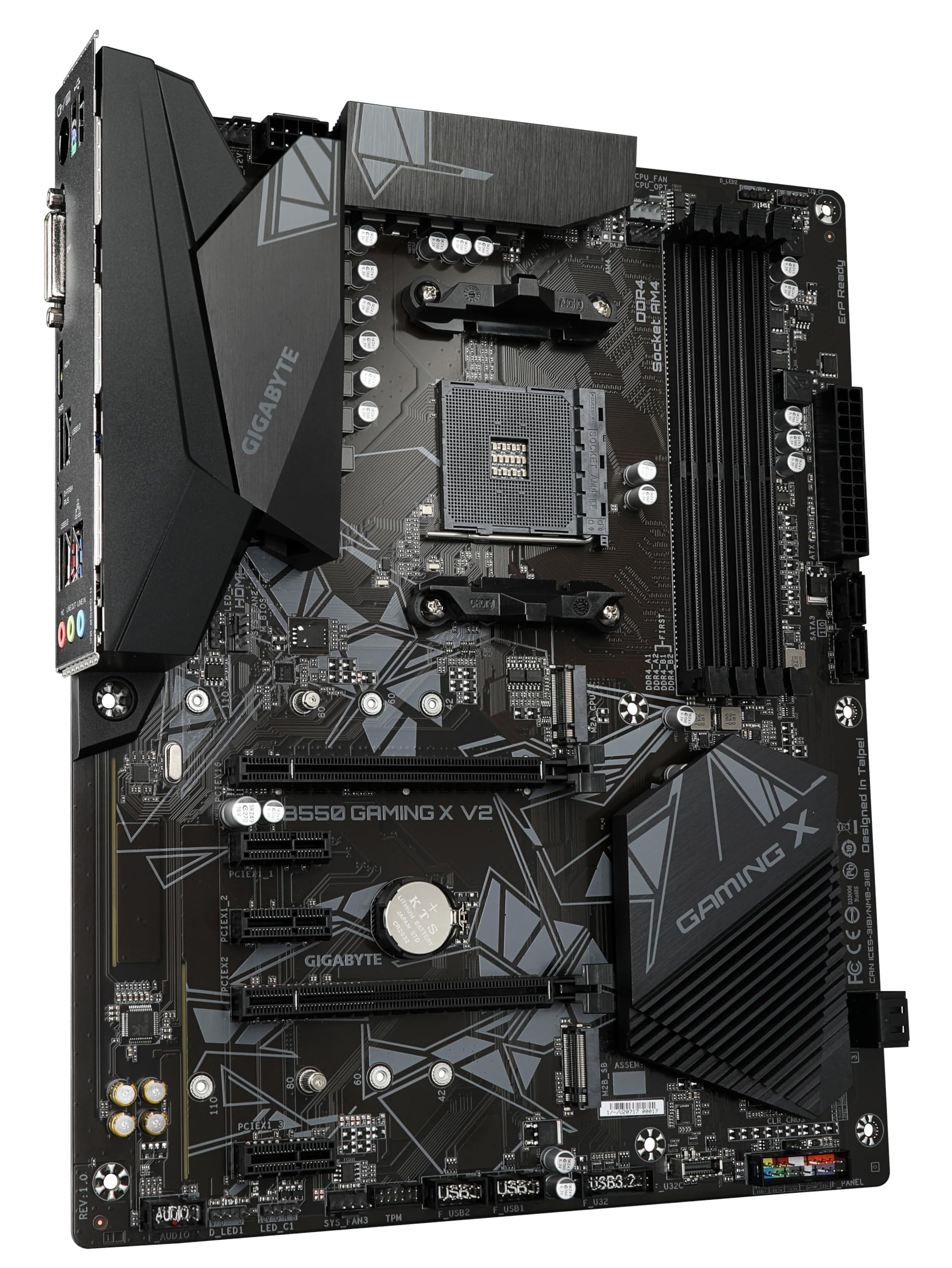 Gigabyte B550 Gaming X V2 ATX Motherboard for AMD Ryzen AM4 CPUs - High Performance Gaming PC Build & Streaming Setup