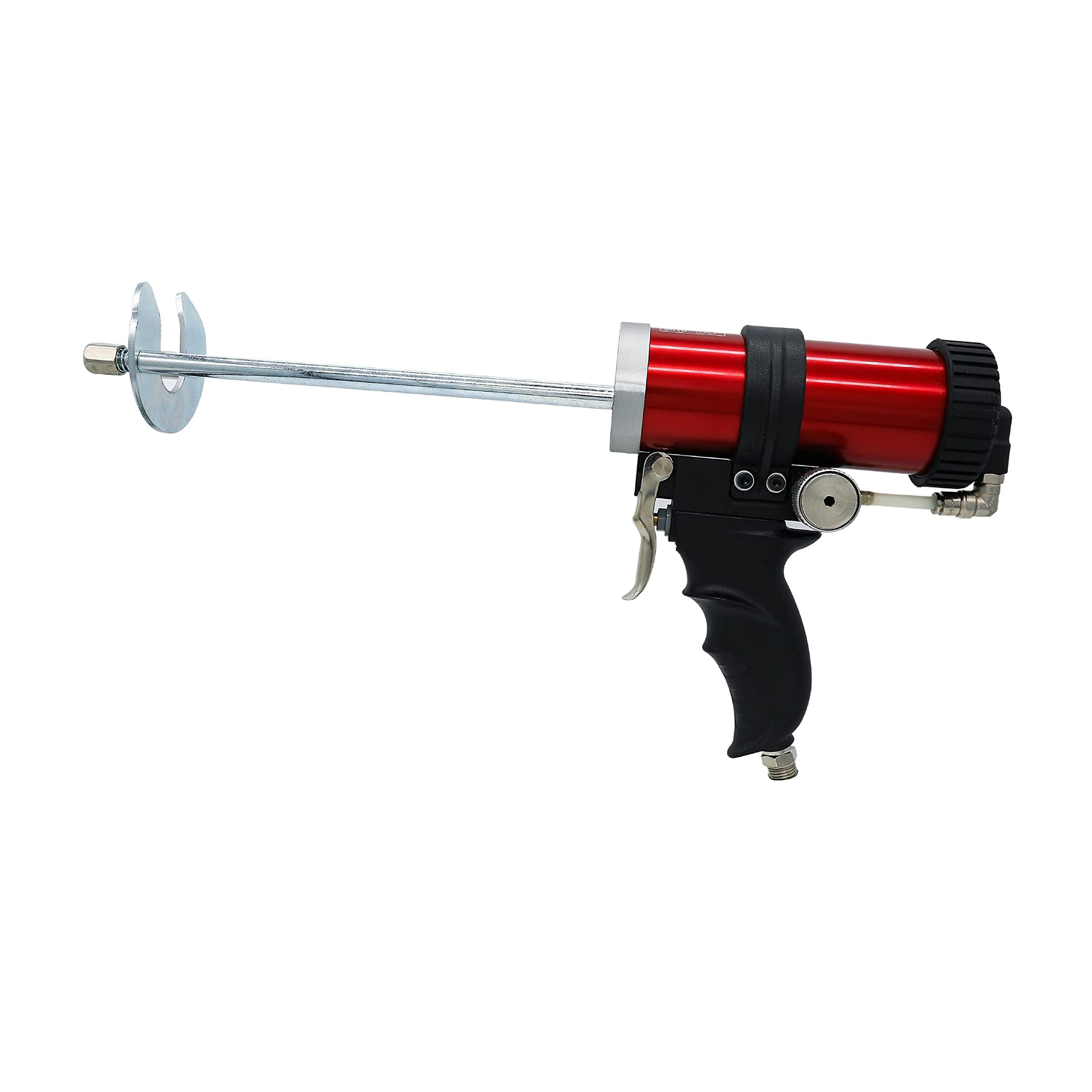 Ani Pneumatic Caulking Gun S3-1/2 with Air Flow Regulator & BLYSK Sprayable Seam Sealer B500G (Grey) - Professional Sealant Applicator for Automotive, Construction & DIY Projects