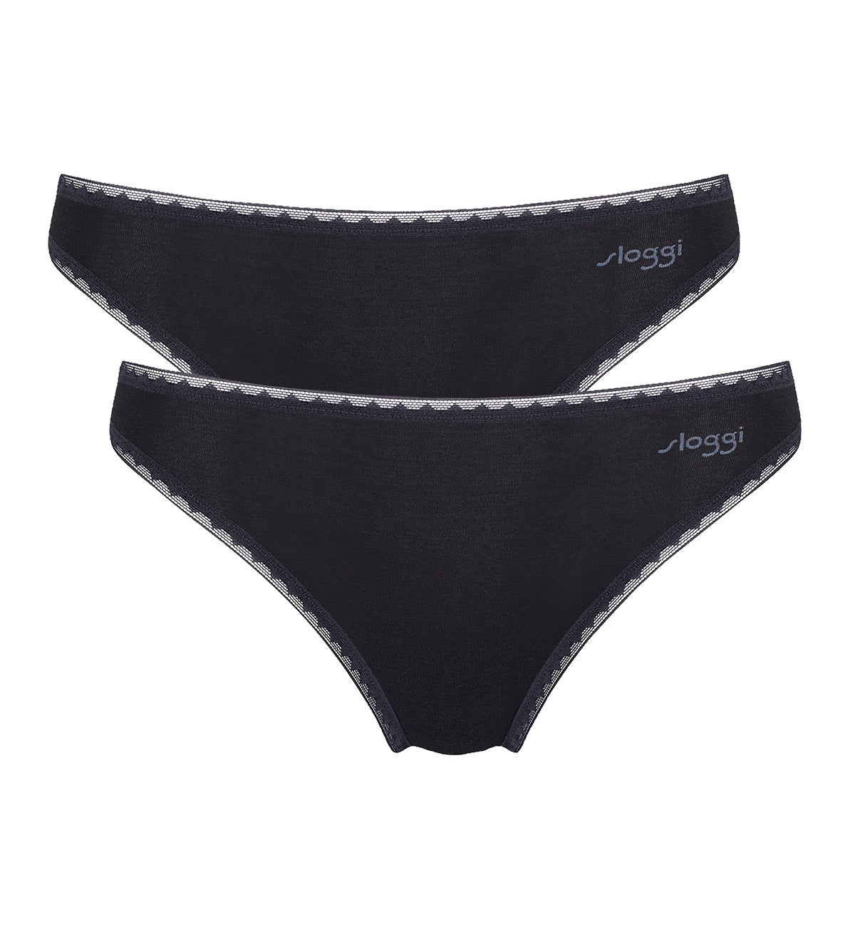 SLOGGI GO TAI 2-Pack Women's Comfortable Cotton Underwear - Perfect for Everyday Wear, Yoga & Lounge