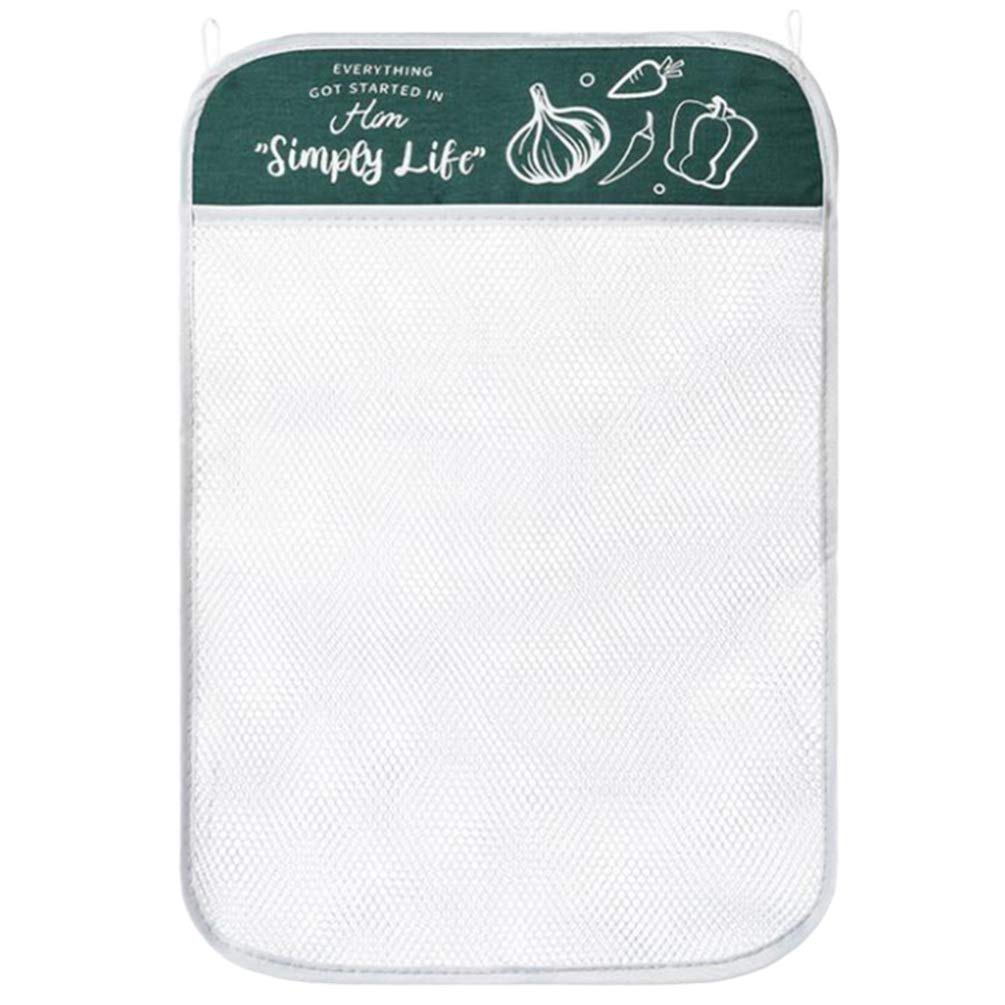 Reusable Hanging Mesh Vegetable Bags for Fruits & Vegetables - Onions, Potatoes, Garlic, Green Peppers | Breathable Produce Storage Bags for Kitchen, Pantry & Farmers Market Use