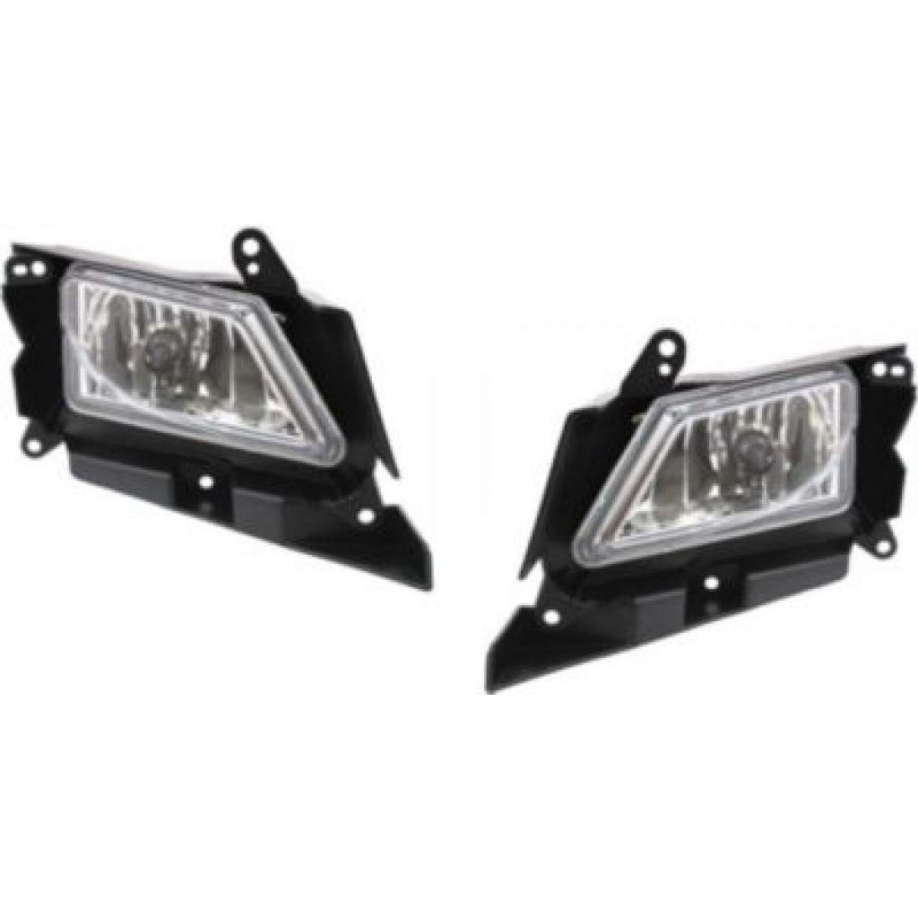 Mazda 3 Fog Lights 2010-2011 Pair - Driver & Passenger Side Rectangular Front Bumper Lights for 2.5L Engine | OEM MA2592119 + MA2593119 | BBM551690B + BBM551680C | Perfect for Night Driving and Foggy Conditions