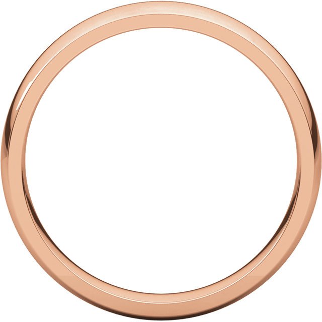 14K Gold 4mm Comfort Fit Wedding Band for Women – Elegant & Lightweight Ring for Bridal, Anniversary, and Everyday Wear
