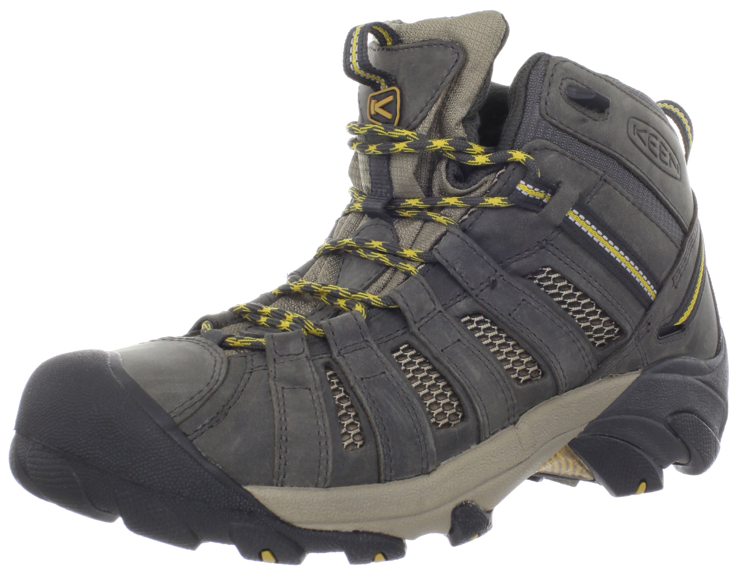 KEEN Men's Voyageur Mid Height Breathable Hiking Boots - Lightweight Waterproof Outdoor Shoes for Trekking & Backpacking | Ideal for Trail Walking, Camping & Mountain Adventures