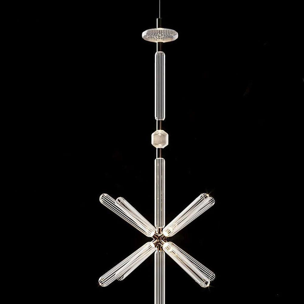 Modern Cipher Pendant Light - Industrial Style Hanging Light Fixture for Kitchen Island, Dining Room & Bedroom Decor