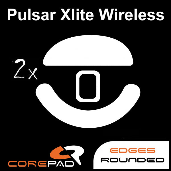 Corepad Skatez Mouse Feet - Ultra Smooth Gliding Feet for Pulsar Xlite, Xlite V2, Xlite V3, Xlite V3 eS & Xlite V4 Gaming Mice - Perfect for FPS, MOBA & Esports Gaming