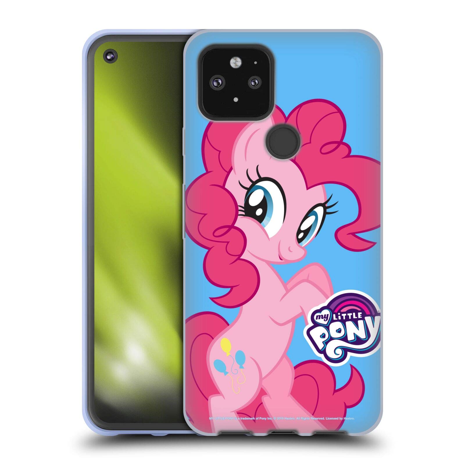 Official My Little Pony Pinkie Pie Soft Gel Phone Case for Google Pixel 5 5G - Cute Cartoon Character Design, Shockproof & Scratch Resistant - Perfect Gift for Kids, Teens and MLP Fans (Pink)