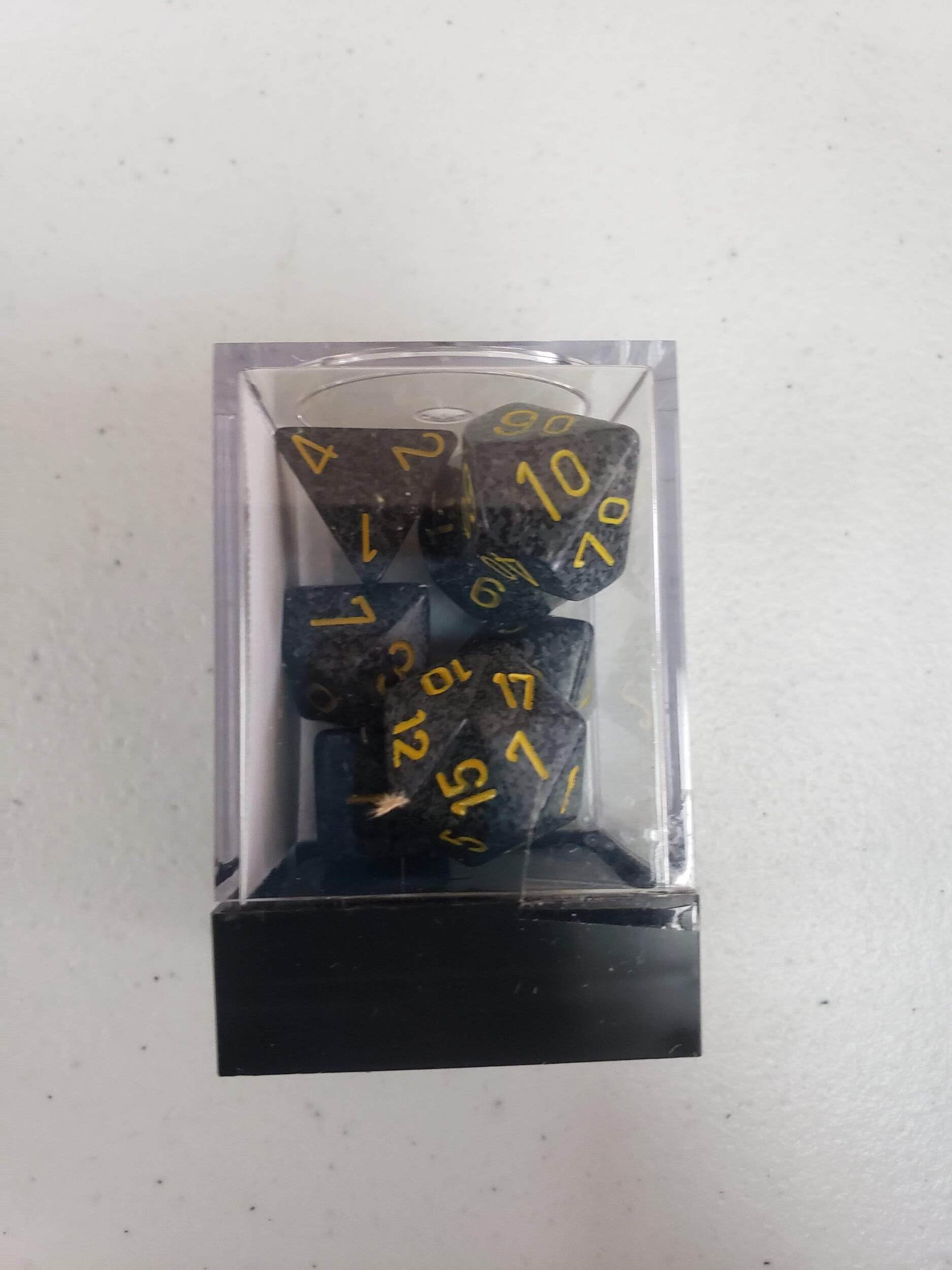 Urban Elemental Polyhedral Dice Set - 10pc RPG Gaming Dice for D&D & Tabletop Games