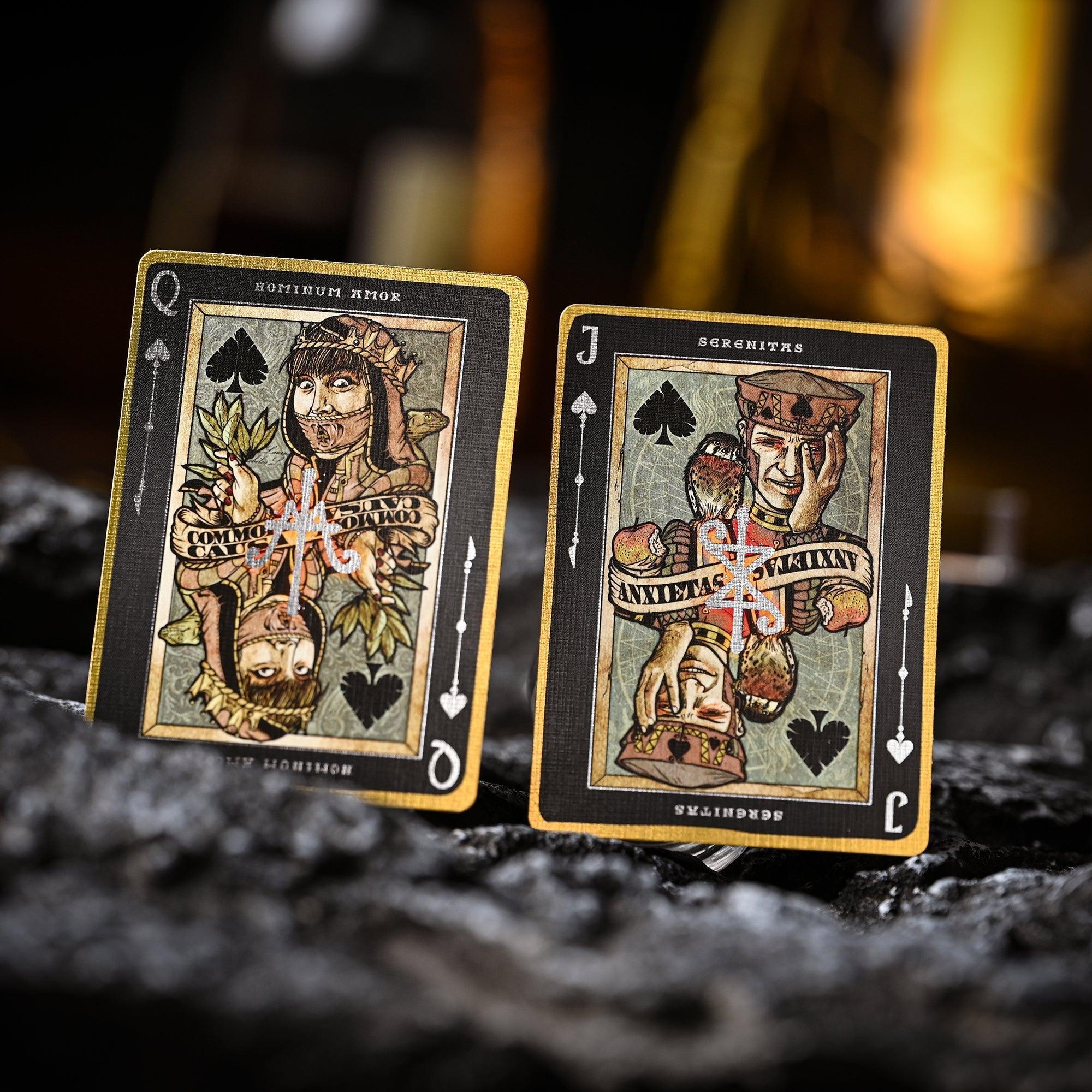 Black Requiem Counterspell Playing Cards - Premium Gothic Magic Themed Deck for Collectors & Card Games | Perfect for Poker, Magic Tricks & Game Nights