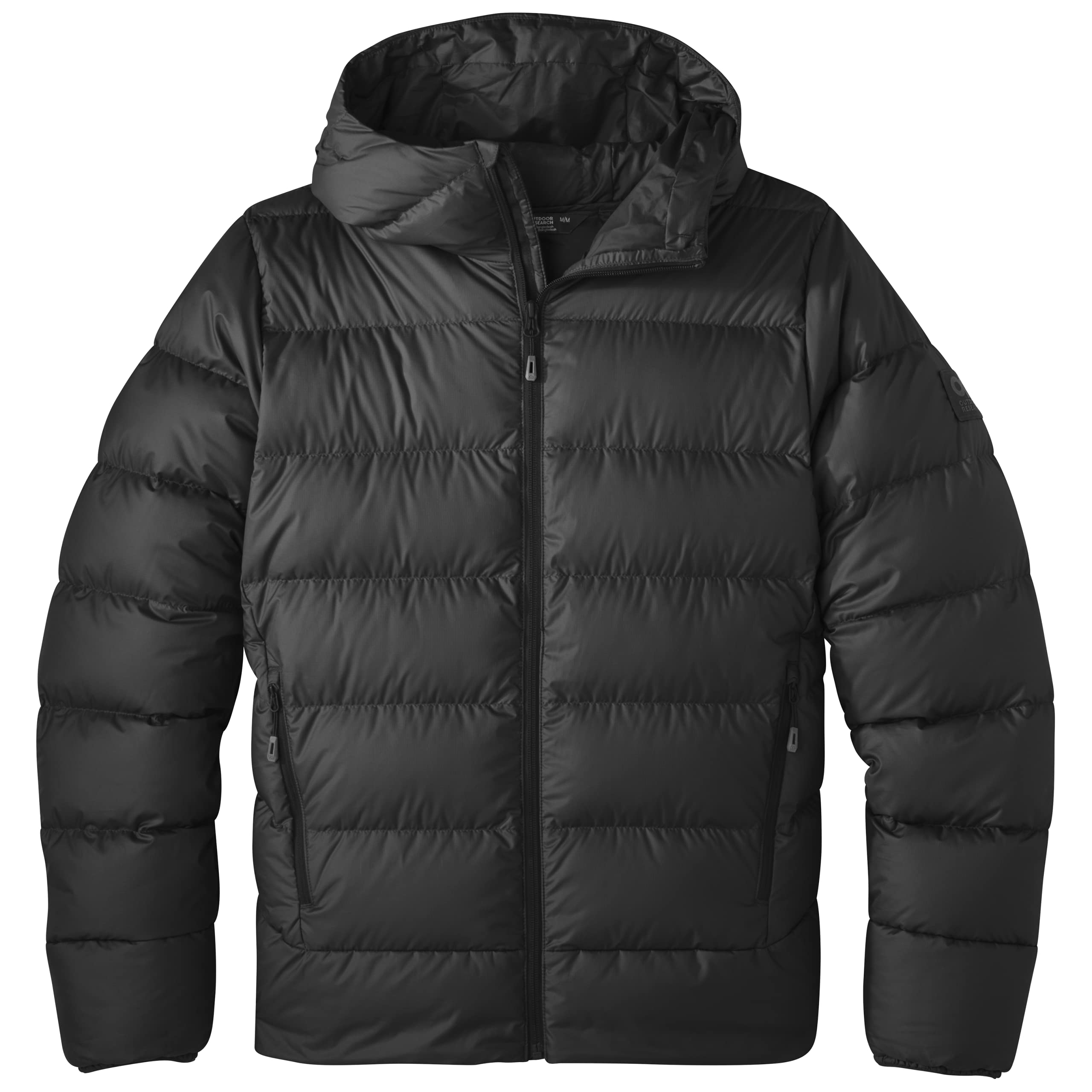 Outdoor Research Men's Coldfront Down Hoodie - Lightweight Insulated Winter Jacket for Hiking & Camping - Water-Resistant Down Parka for Cold Weather Adventures
